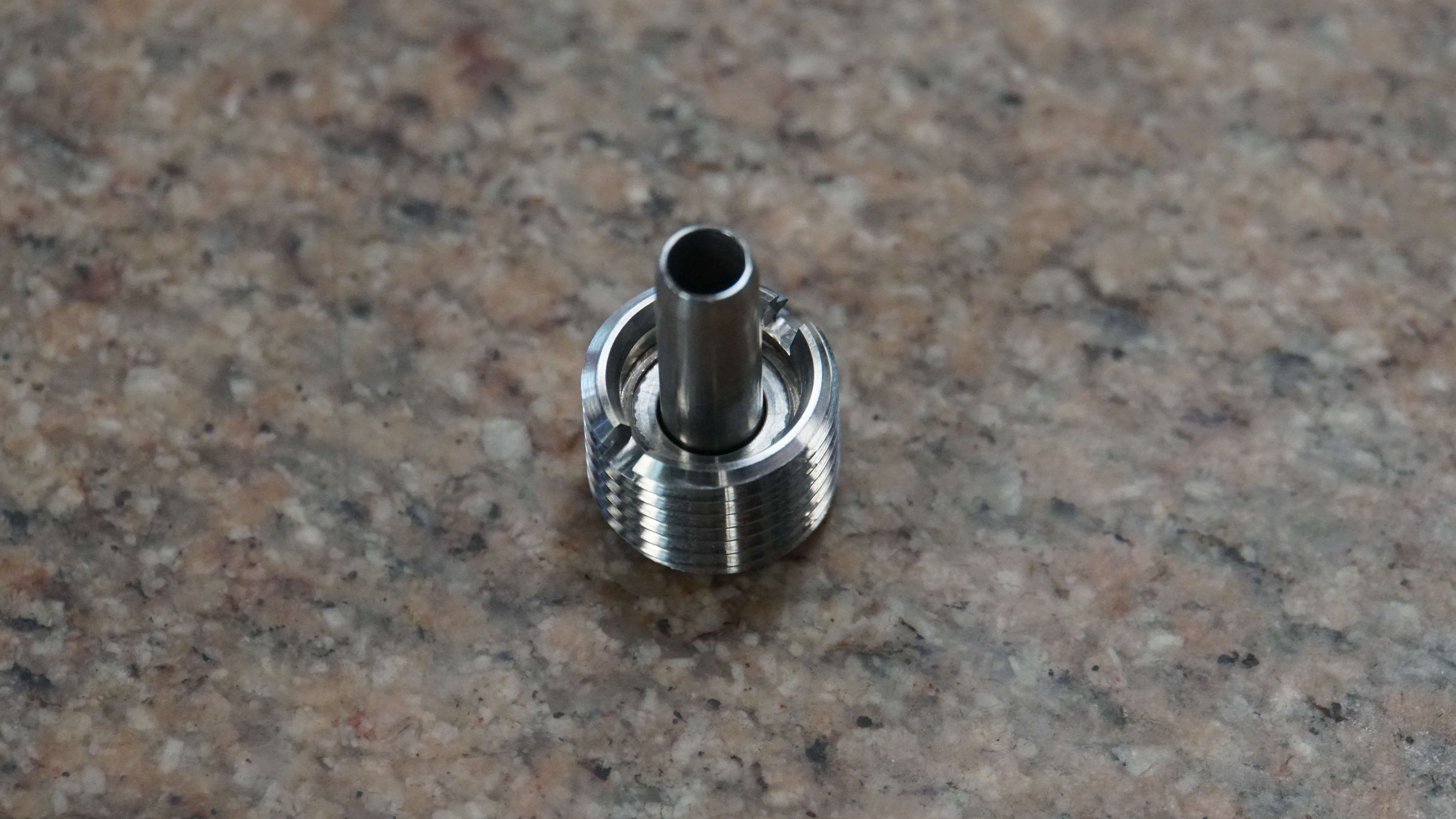 Completed threaded body with tube insert