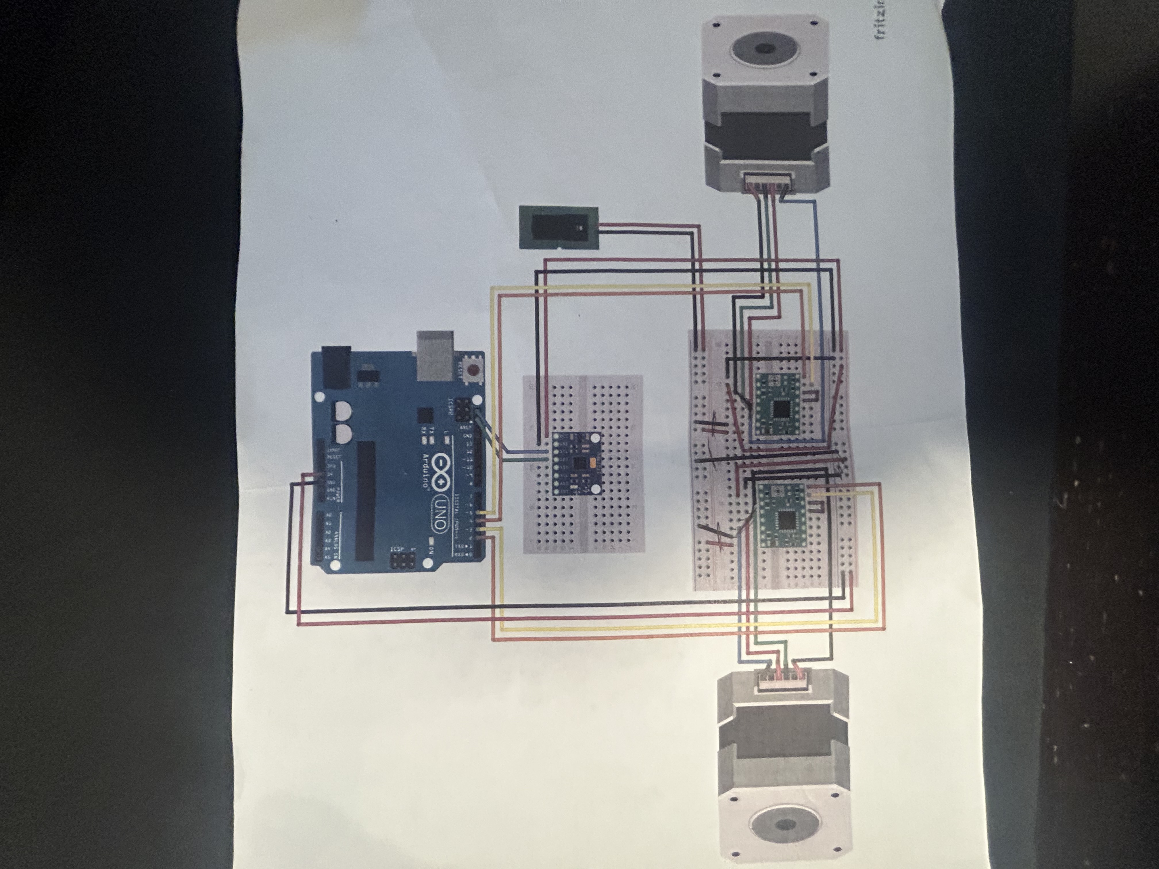 Circuit diagram of the balancing robot