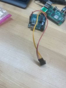 Assembled PPG heart rate monitor circuit